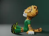Zayu-shaped tablet stand - World Cup 2026 - Multicolor in Pa-7