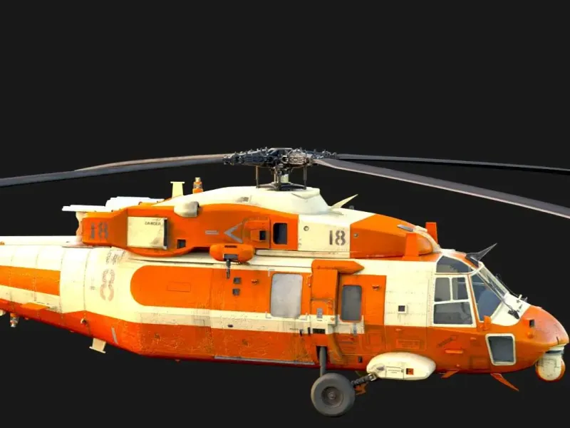 Blackhawk Medical Helicopter – Fully Rigged Emergency Rescue