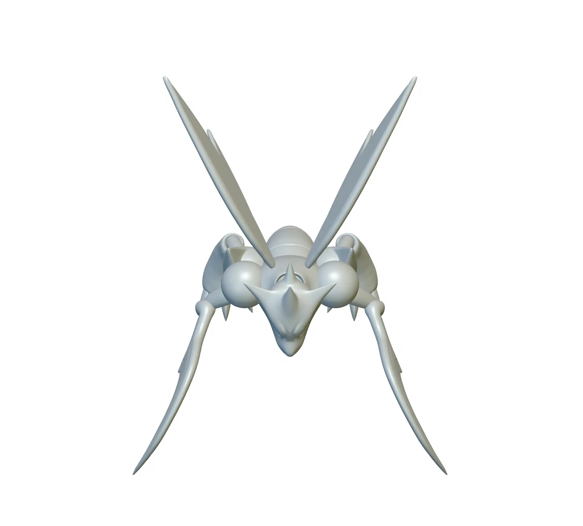 Pokemon Scyther #123 - Bereit für den 3D-Druck!