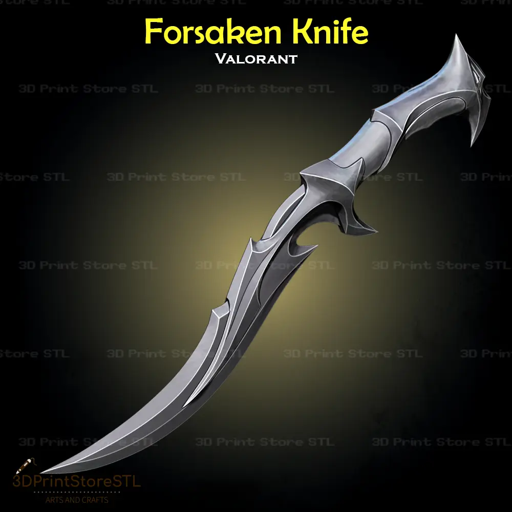 Coltello Forsaken Cosplay Valorant - File STL