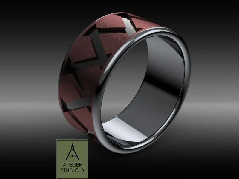 Bague Ecailles