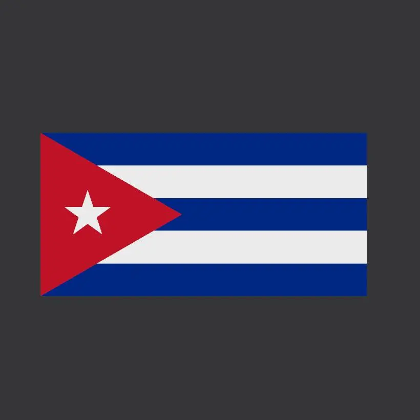 CU - Cuba decoration Flag