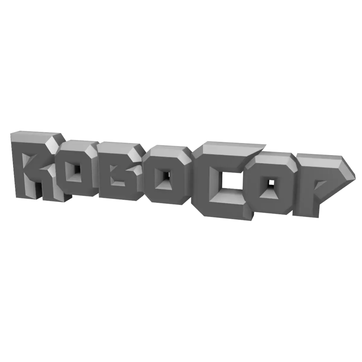 Robocop - 3D Multicolor Sign/Logo