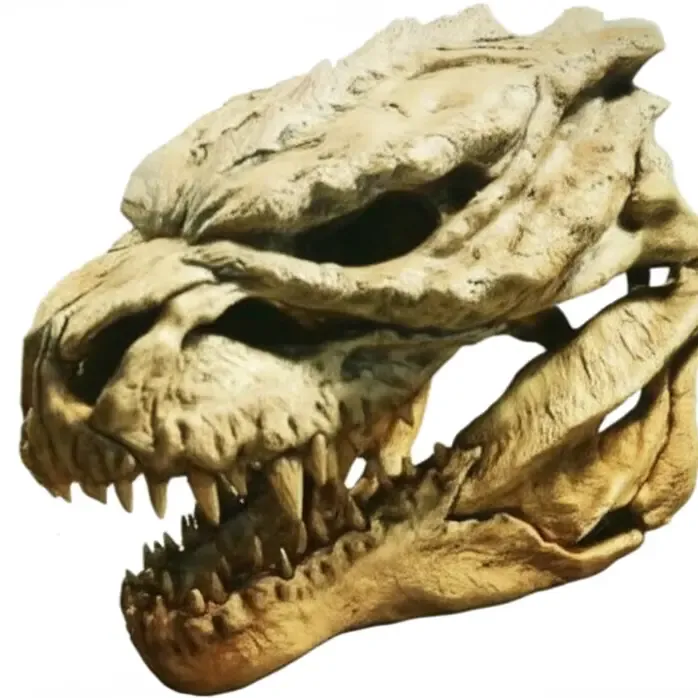 Gescanntes Godzilla-Fossil.