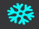 Llavero copo de nieve | Snowflake keychain-0
