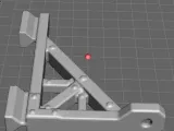 Support Arm for Bird house.  Split existing model.-0