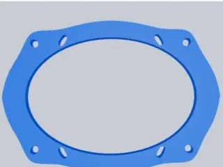 6 x 8 to 6 x 9 speaker adapter