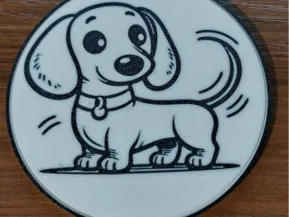Dachshund Coaster