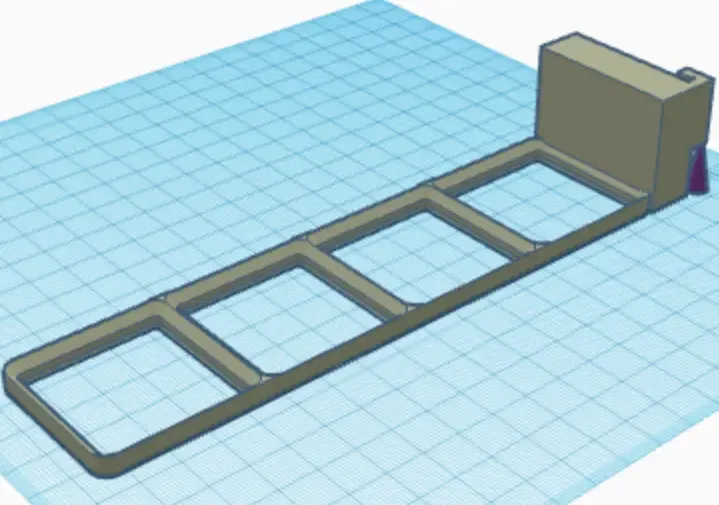 Ender 3 v3 se/ke gridfinity v2 supporto per bidoni