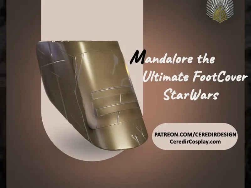 Mandalore the Ultimate foot Armor Star wars 3d digital downl