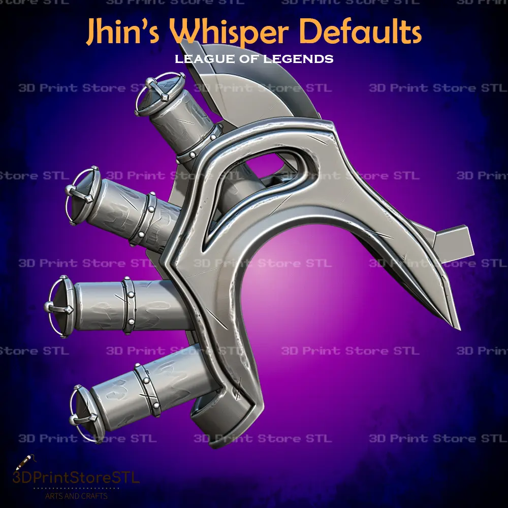 Jhin High Noon Whisper Cosplay League of Legends - STL File