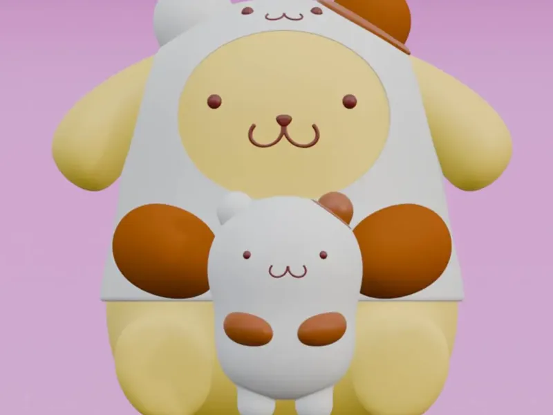 POMPOMPURIN Y MUFFIN
