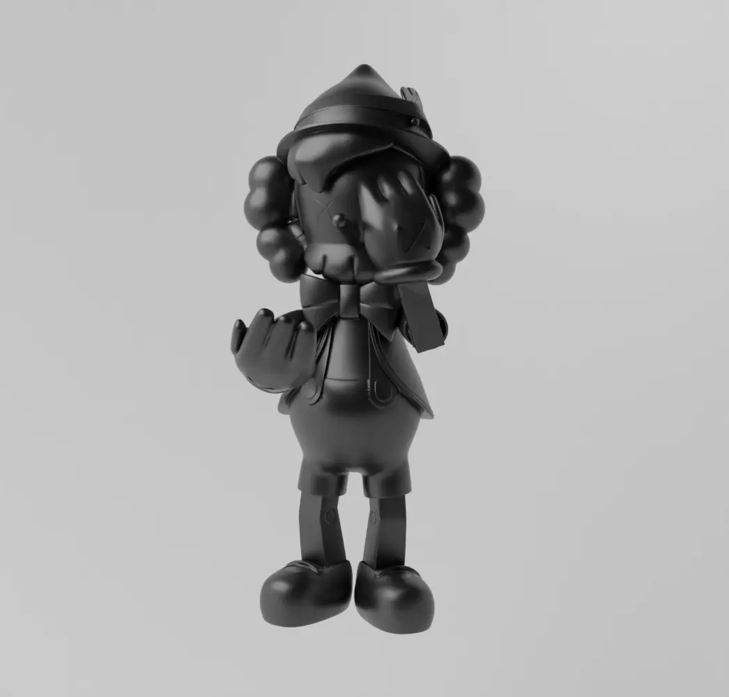 Kaws Pinocchio Art Toy Fan Art