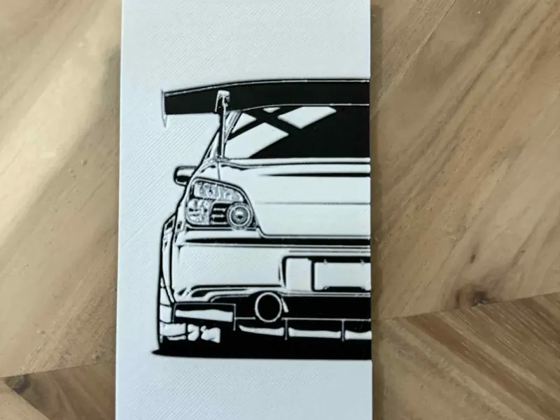 Subaru STI Car Art