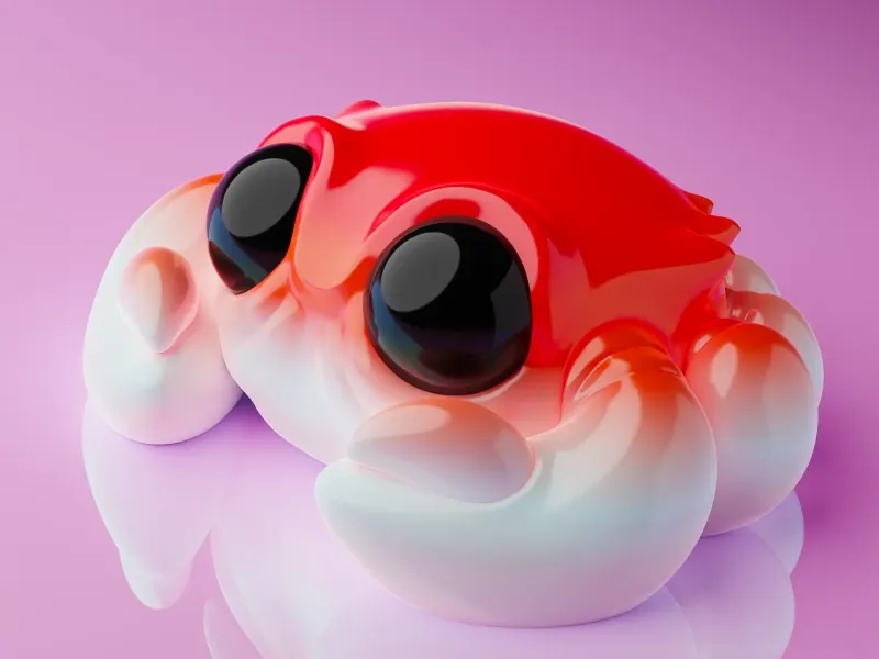 Crab flower pot or cute figurine