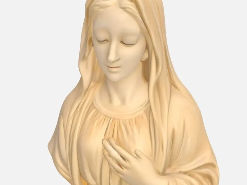 Busto da virgem Maria 