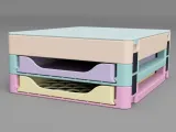 Versatile Stackable Storage Box System (200×250×H30)-2