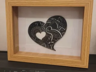 Zentangle Heart Shape