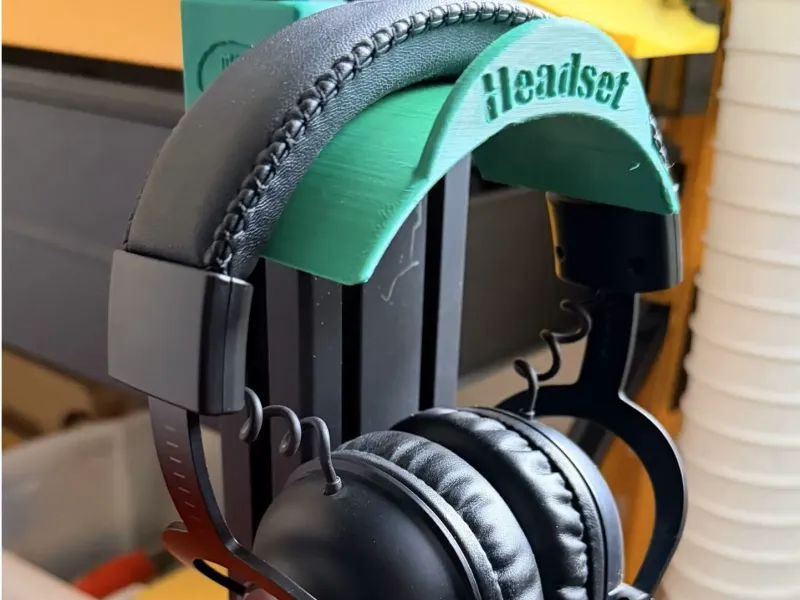 Headphone holder for SimRacing/FlightSim profile rig xx40
