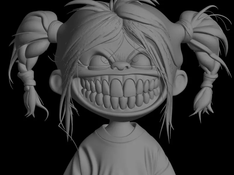 crazy girl design