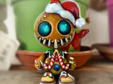 🍪ARTICULATED XMAS GINGERBREAD MAN - CHRISTMAS TREE ORNAMENT-3