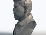 Ron Perlman Low Poly Bust - Character Actor Sculpture-4