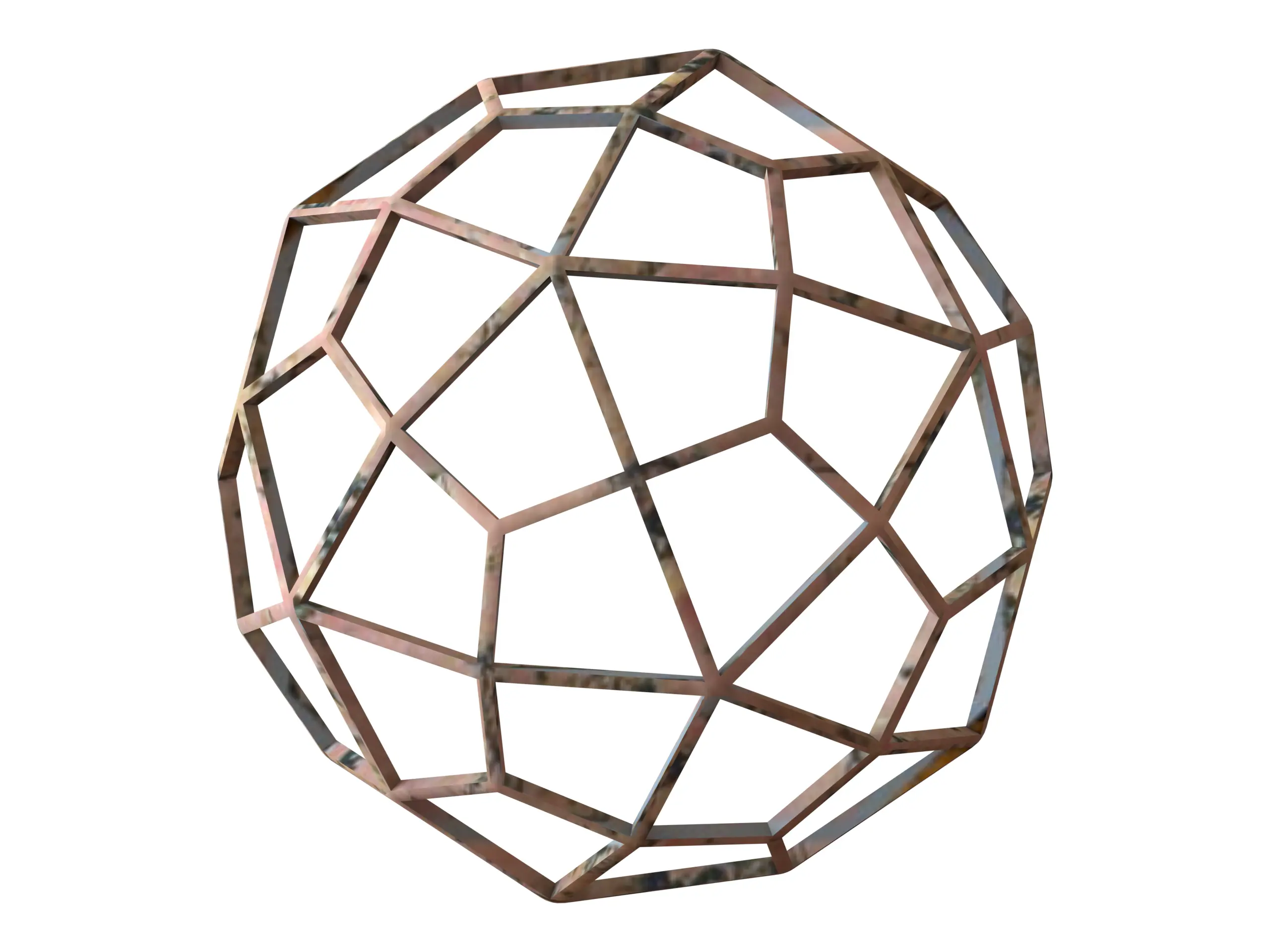 Forma alámbrica Hexecontaedro deltoidal