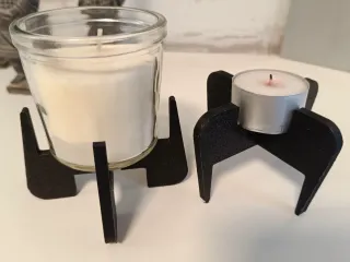 simple and portable candle holder