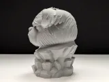 Grumpy Dog - Stone Bust-7