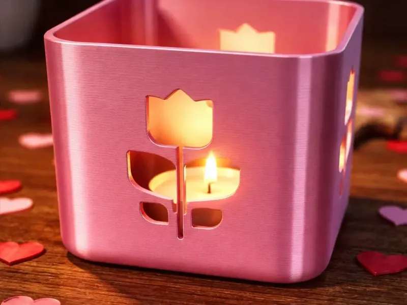Valentine's Rose Tealight