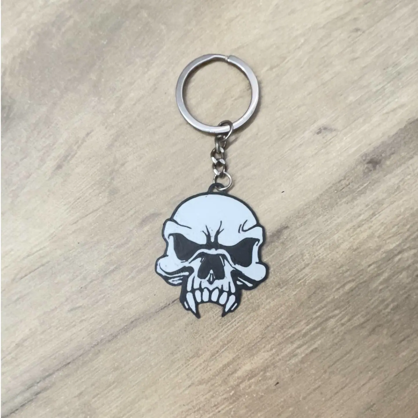 Llavero Craneo Com Diente
