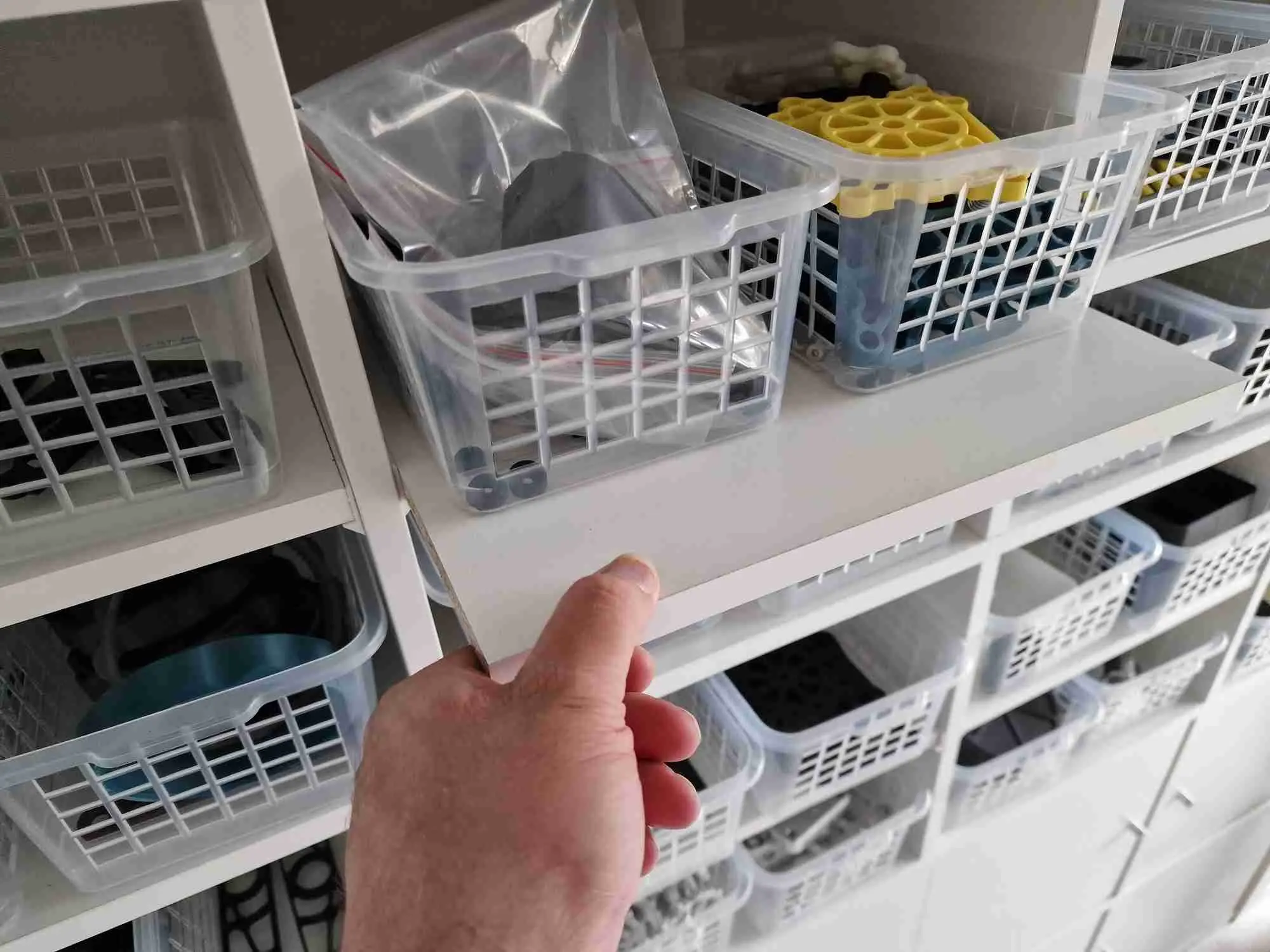 Ikea Kallax Ablageleiste für Einschubplatten für mehr Platz