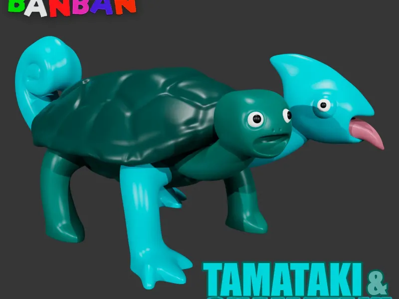 TAMATAKI & CHAMATAKI FROM GARTEN OF BANBAN 3 | FAN ART | BGG