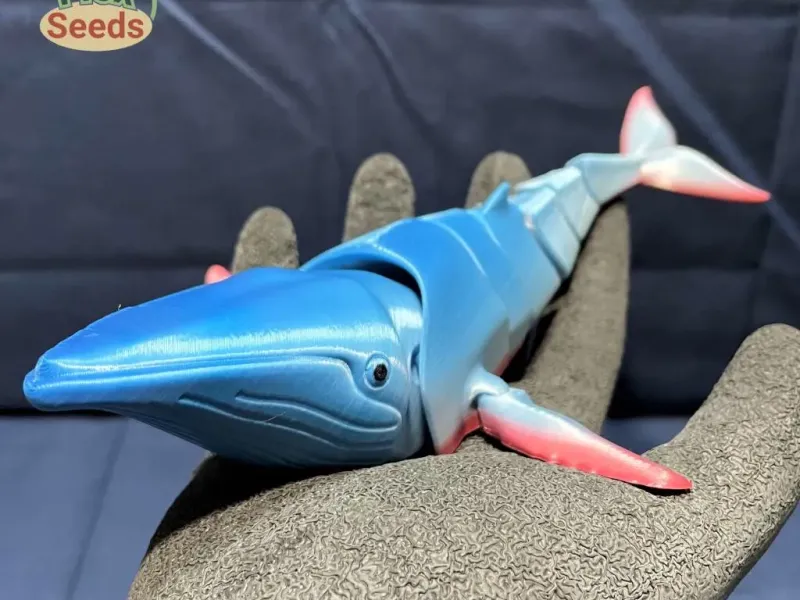 Flexi Humpback Whale (print-in-place)