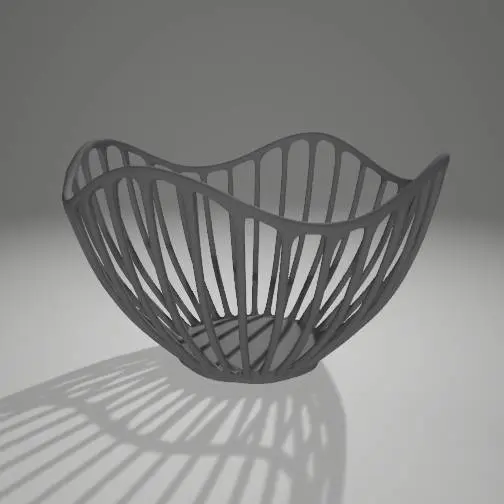 Modern Wave Fruit basket