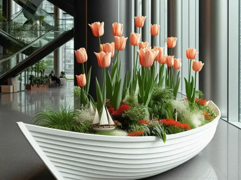 BOAT PLANTER