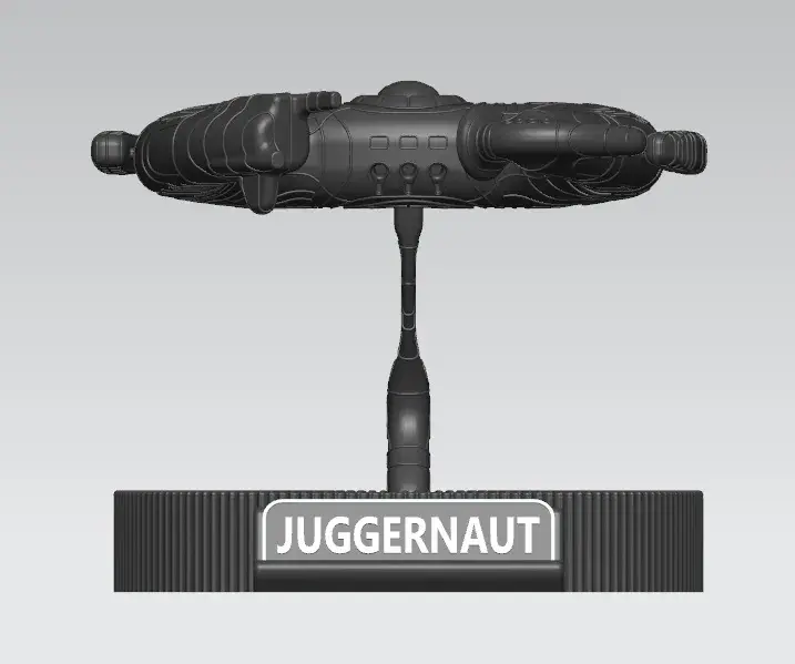 Ship on a stand "JUGGERNAUT" of engineers from the planet LV
