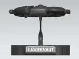 Nave sobre un soporte "JUGGERNAUT" de los ingenieros del planeta LV-5