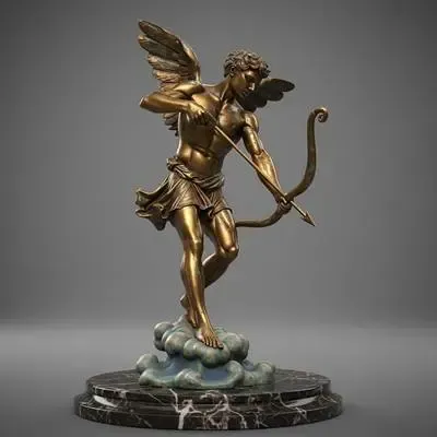Standbeeld van Eros is de Griekse god van de liefde