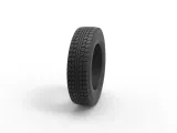 Semi truck tire 6 Scale 1:25-2