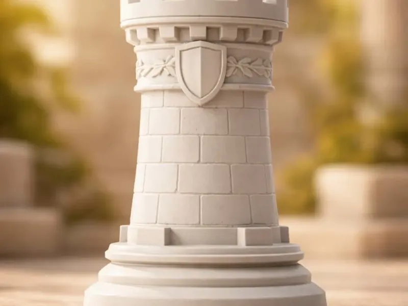 Rook Fort Tower Chess Piece
