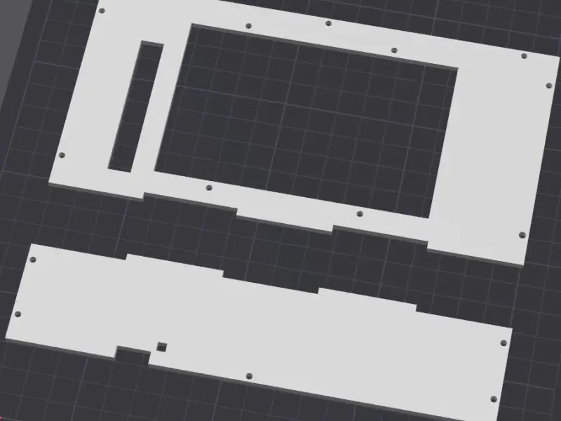 Raspberry Pi 5 Freenove Front and Top Plates