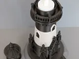 Gothic Lighthouse Lamp – LED Tea Light (25 cm)-2