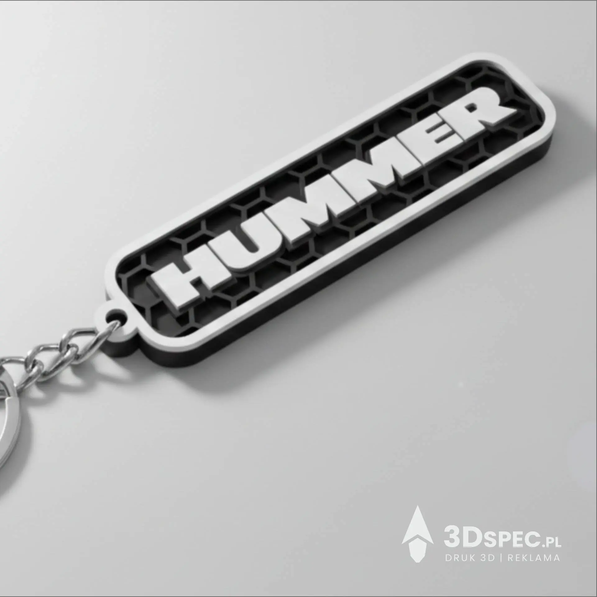 3D Printer Files | 3MF File | Hummer logo keychain