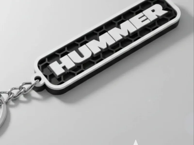 Llavero con logotipo de Hummer