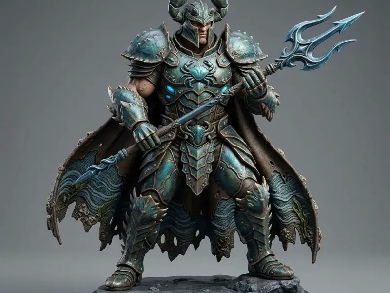 Zodiac Inspired 3D Collectibles Cancer Male Character