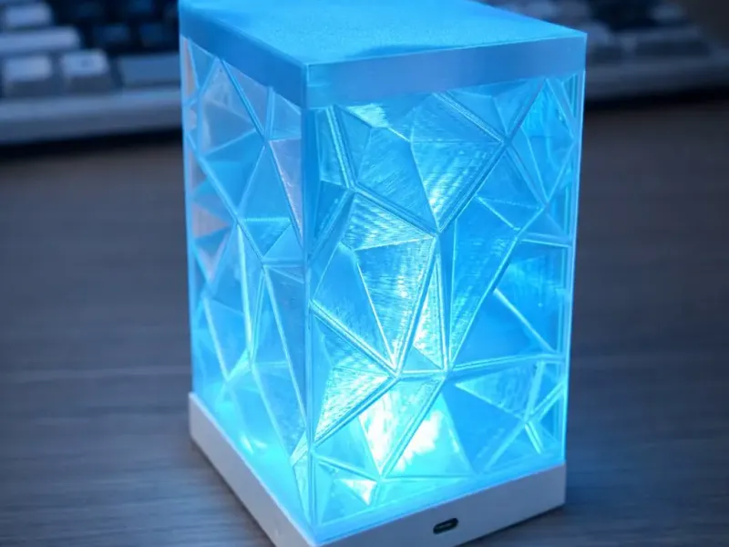 水晶夜灯