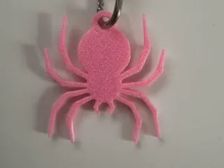 Large Spider Design Keychain