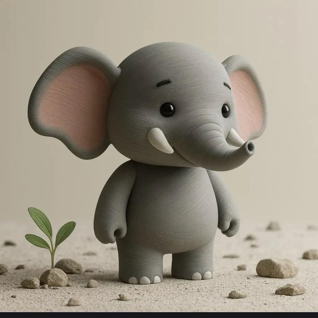 Cute Elephant Toy