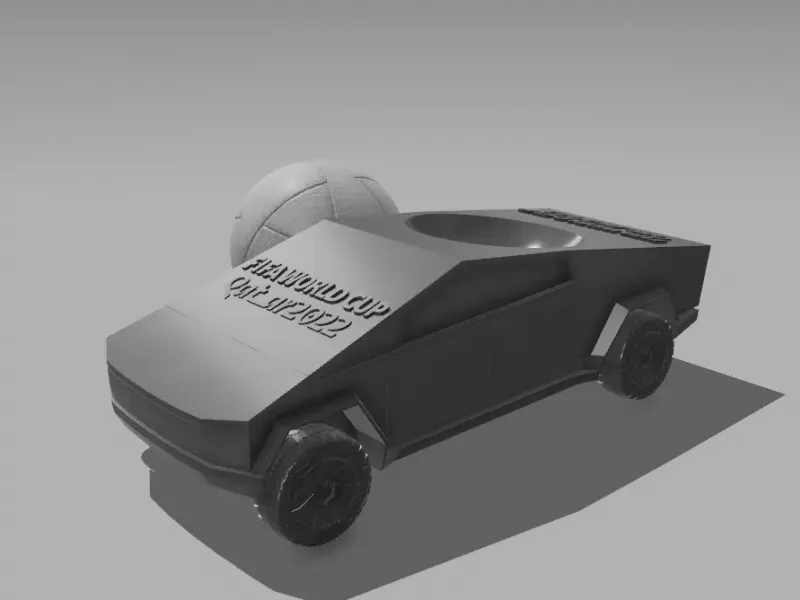 Чемпионат мира по футболу в Катаре 2022 Подставка для мячей Tesla Cybertruck